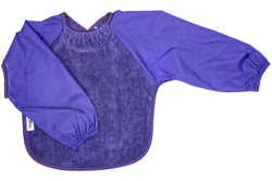 Silly Billyz: Towel Small Long Sleeve Bib - Purple
