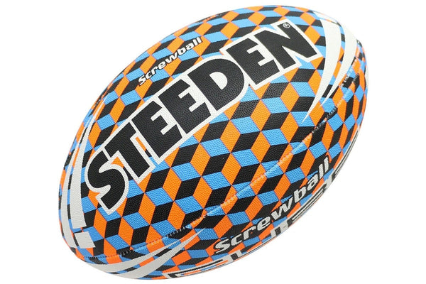 Steeden Screwball Cube Rugby League Ball - Size 5