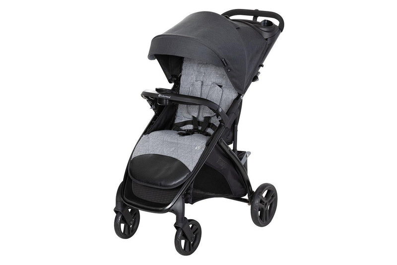 Baby Trend Tango Stroller Pram w Canopy UPF50+ Evening Grey Kids Baby Toddler