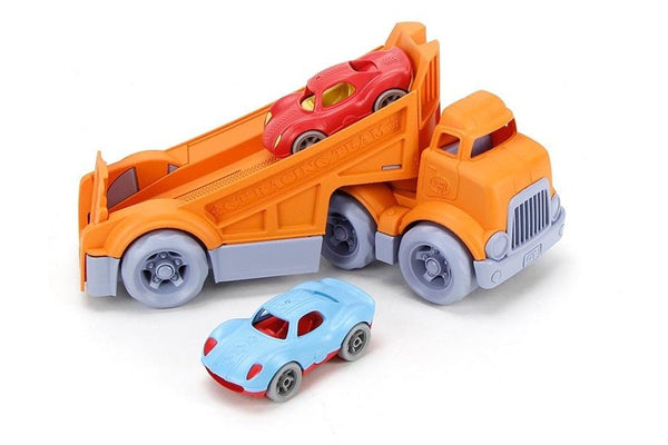 Green Toys: Racing Truck with 2 Race Cars