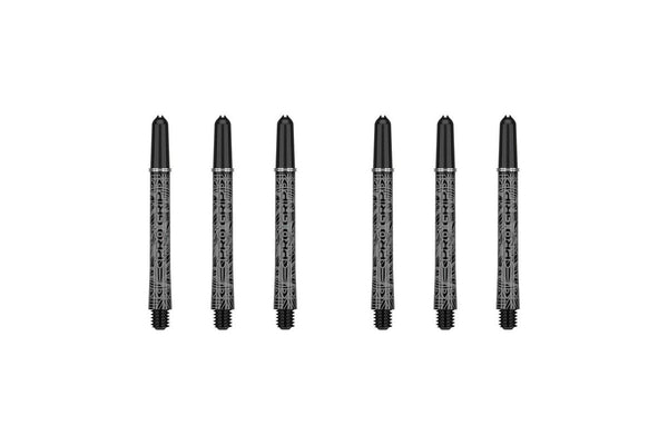 6pc Target Pro Grip Ink Shaft Dart Stem Game Accessory Multipack Medium Red