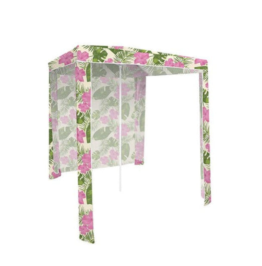 Good Vibes 180cm Hawaiian Shore Beach Cabana w/ Back Wall Outdoor Canopy Shade