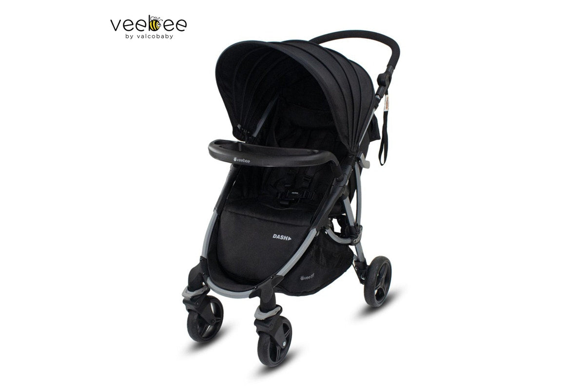 Veebee Dash Stroller with Snack Tray - Moon Shadow