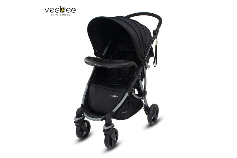 Veebee Dash Stroller with Snack Tray - Moon Shadow