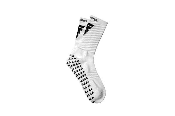 Grip Sock - White (v1) - Football + Soccer