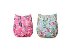 2Pcs Baby Reusable Washable Modern Cloth Nappies -Style 2
