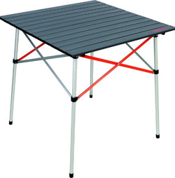 Wildtrak Compact 70cm Aluminium Foldable Outdoor Camp Table w Carry Bag Grey