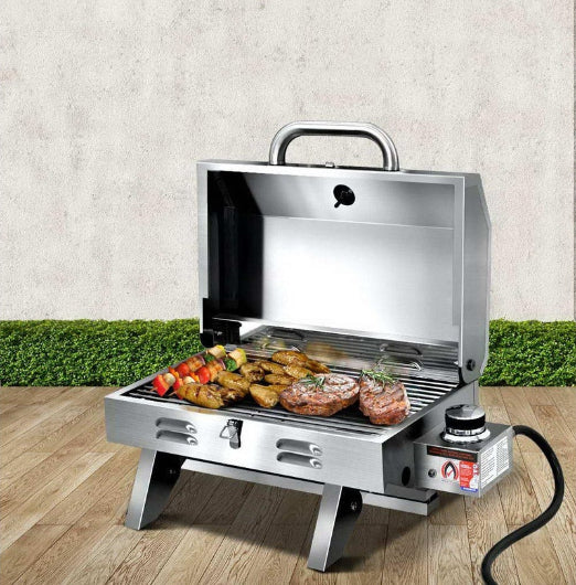 Grillz 32x51cm Portable Gas BBQ Grill