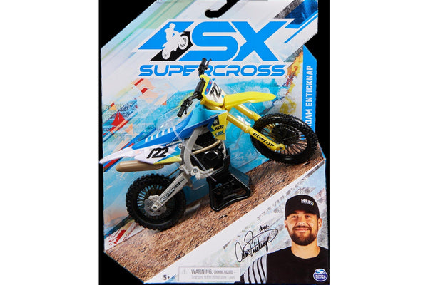 Spin Master Supercross 1:10 Diecast Motorcycle Racer Bike Kids Toy Assort 5+