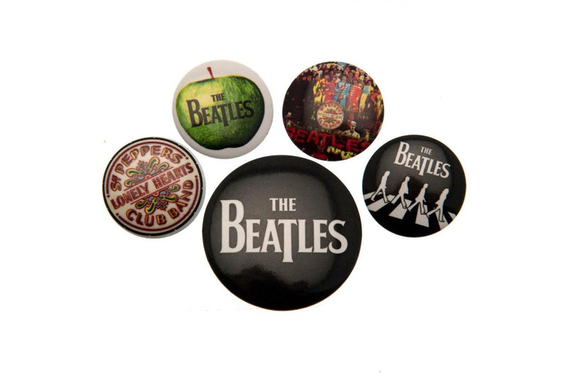 The Beatles Badge Set (Pack of 5) (Multicoloured) (One Size)