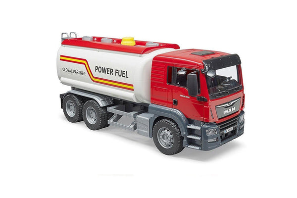Bruder 50cm 1:16 MAN TGS Petrol Fuel Tank Truck w Water Pump Kids Toy 4yr+ Red