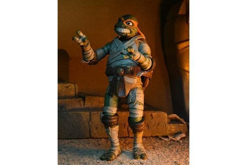 Universal Monsters x TMNT: Ultimate Michelangelo as The Mummy - 7" Figure