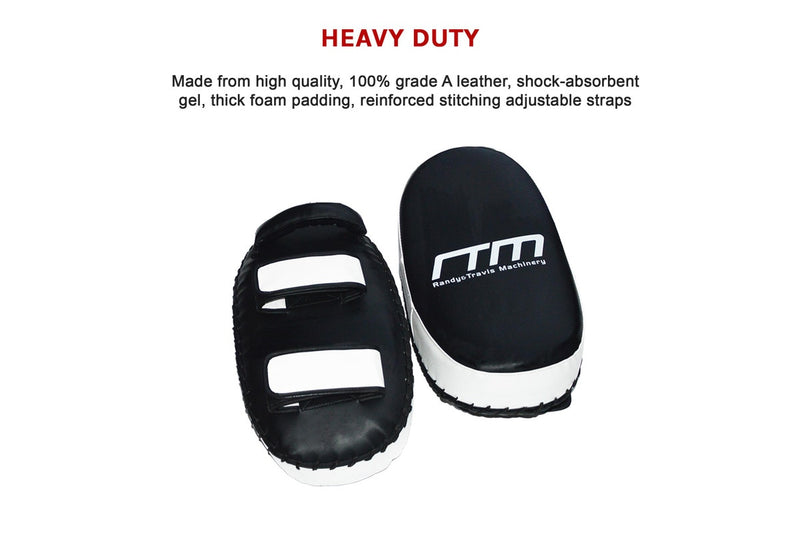 MMA Kick Boxing Pads Curved Strike Shield Punching Bag Focus Arm Muay Thai