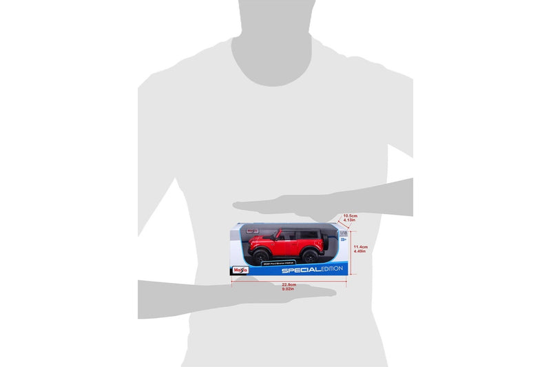 Maisto Special Edition 1:18 2021 Ford Bronco Wildtrack Red Model Car Toy 3y+