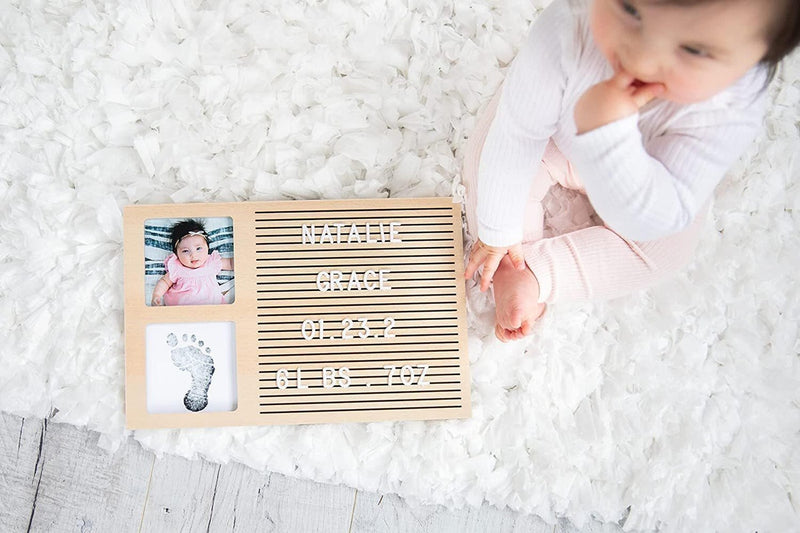 Pearhead: Baby Prints Letterboard Frame