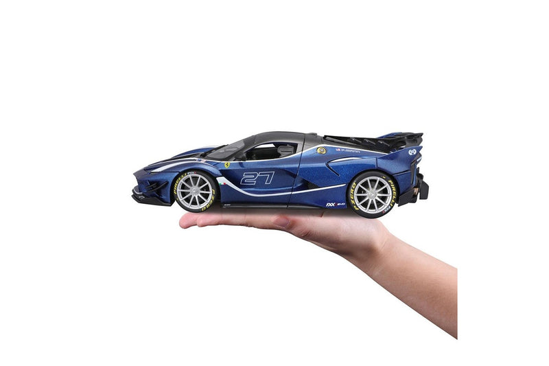 Maisto 1:18 R&P Ferrari FXX EVO No.70 Blue Model Car Kids Childrens Toy 3y+
