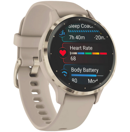 Garmin Venu 3S - French Gray/Soft Gold