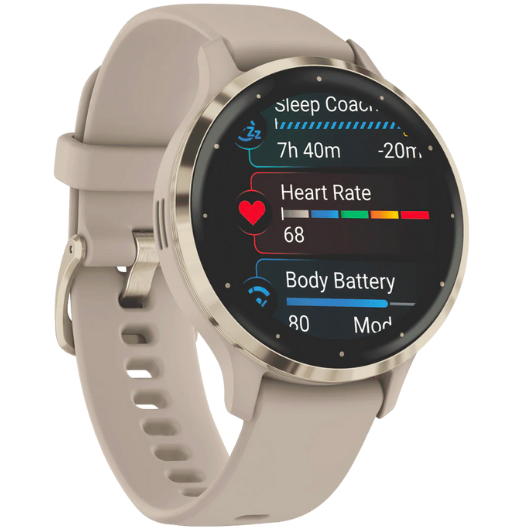 Garmin Venu 3S - French Gray/Soft Gold