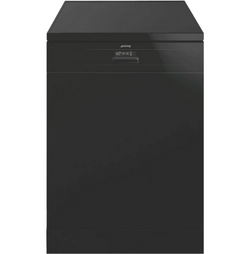 Smeg PF 60cm Freestanding Diamond Dishwasher Black