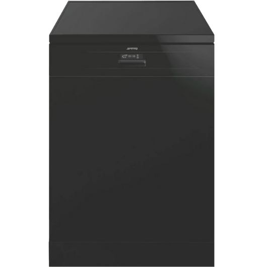 Smeg PF 60cm Freestanding Diamond Dishwasher Black