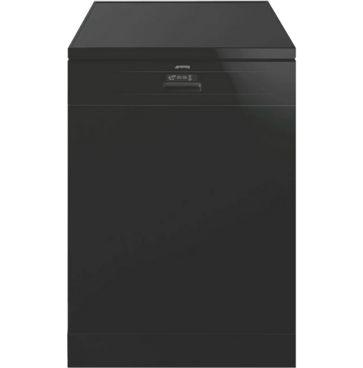 Smeg PF 60cm Freestanding Diamond Dishwasher Black