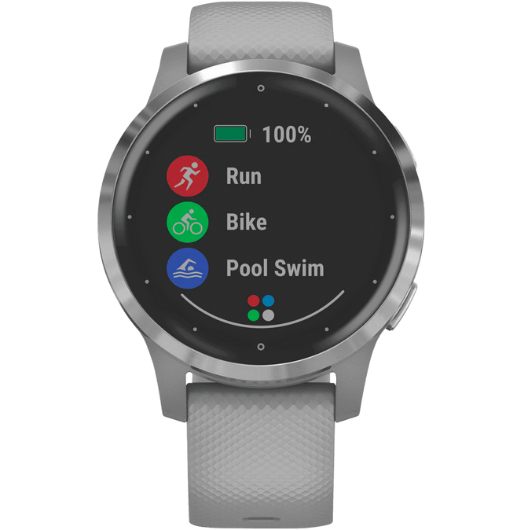 Garmin Vivoactive 4S Watch (Gray-Silver)