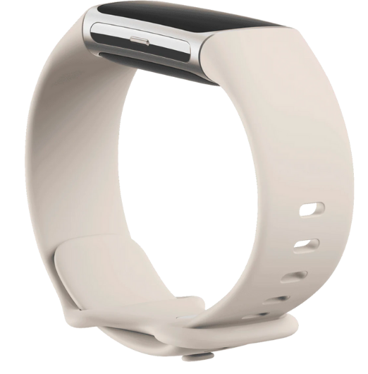 Fitbit Charge 6 - Porcelain/Silver Aluminium