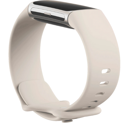 Fitbit Charge 6 - Porcelain/Silver Aluminium