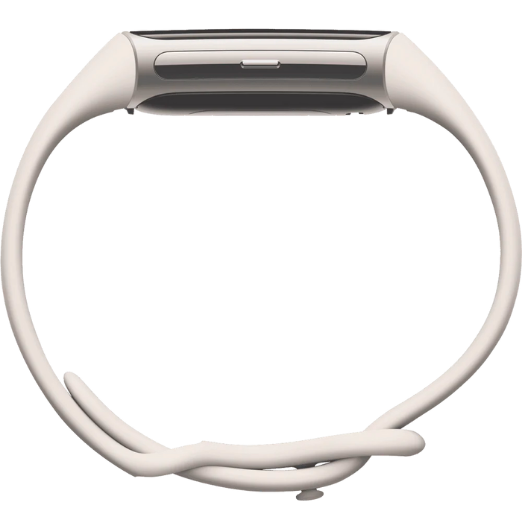 Fitbit Charge 6 - Porcelain/Silver Aluminium