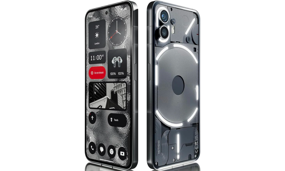 Nothing Phone (2) - 12 GB RAM + 256GB, Glyph Interface, Nothing OS 2.0, 50 MP Dual Camera, 6.7 LTPO AMOLED Display, 4700 mAh Battery, Water Resistant, 5G Unlocked Android Smartphone, Dark Gray - Layaway AU