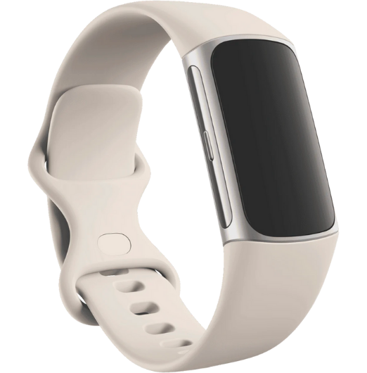 Fitbit Charge 6 - Porcelain/Silver Aluminium