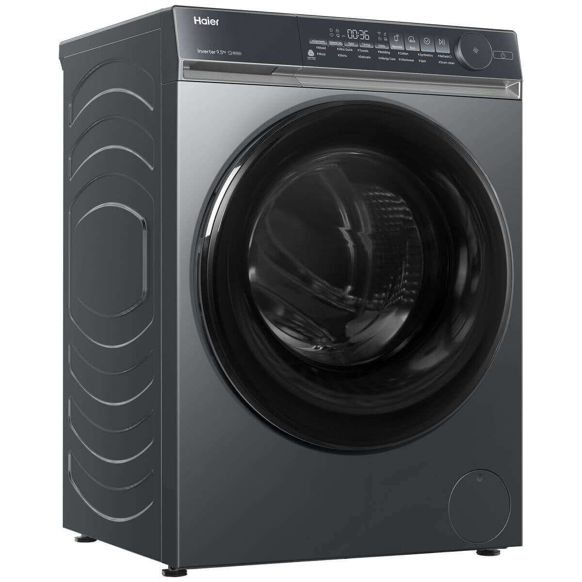 Haier 9.5KG Front Load Washing Machine Dark HWFS95NB1