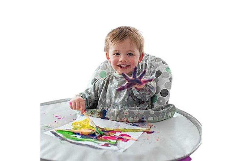 Tidy Tot: Long Sleeve Coverall Bib (for Kit) - Apples & Pears