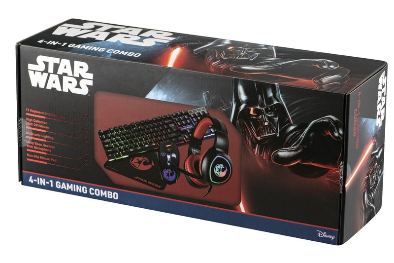 Disney Star Wars 4-in-1 Wired Gaming Bundle