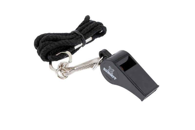 2PK Summit Sports Pealess Whistle for Referee Match Outdoor Training w Lanyard