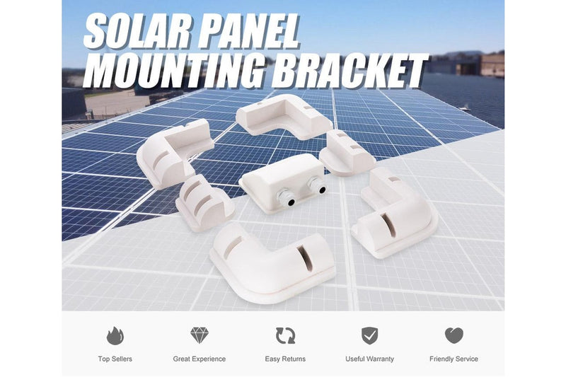 7Pcs Solar Panel Corner Mounting Brackets Kit