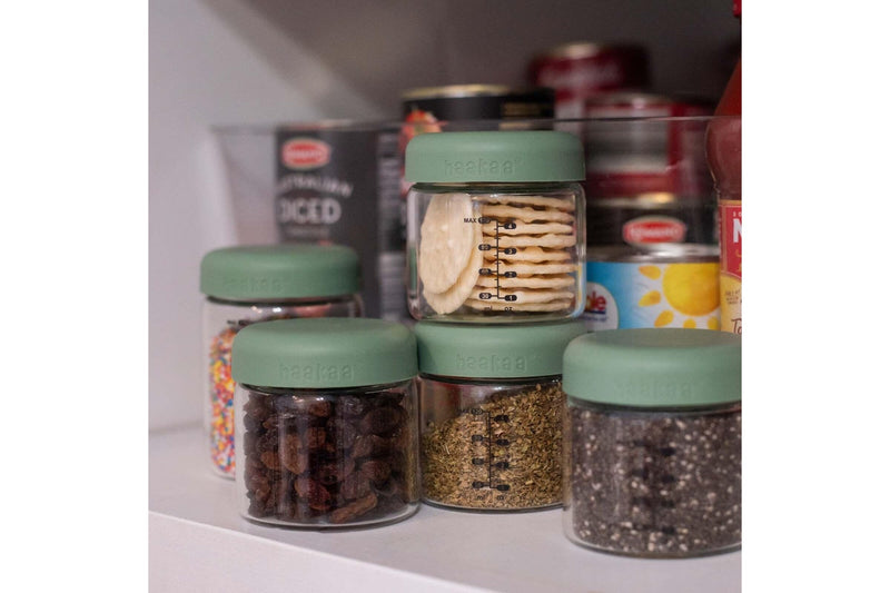 Haakaa: Sealed Glass Storage Jar Set - 120ml (6pc Set)