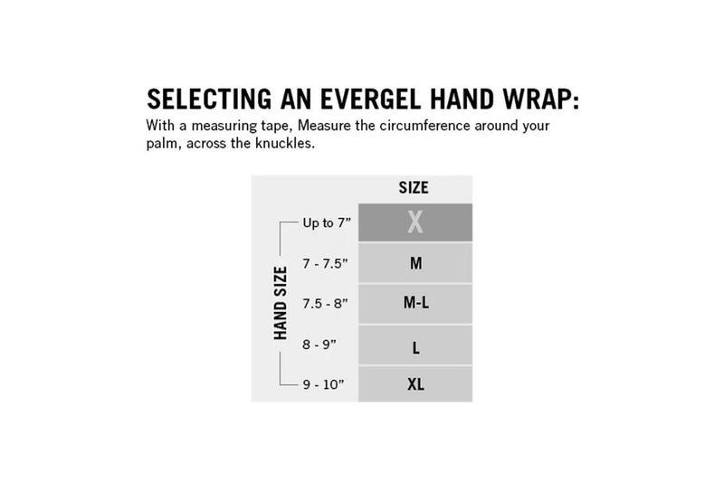Everlast Evergel Hand Wraps Workout MMA Boxing Fitness Training Size XL Black