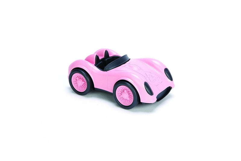 2x Green Toys Race Car Hot Rod Pink Kids Childrens Toy Vehicle Playset 1+