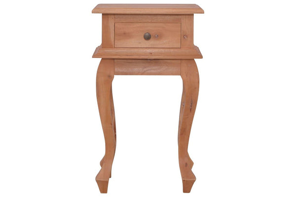 Bedside Table 35x30x60 cm Solid Mahogany Wood vidaXL