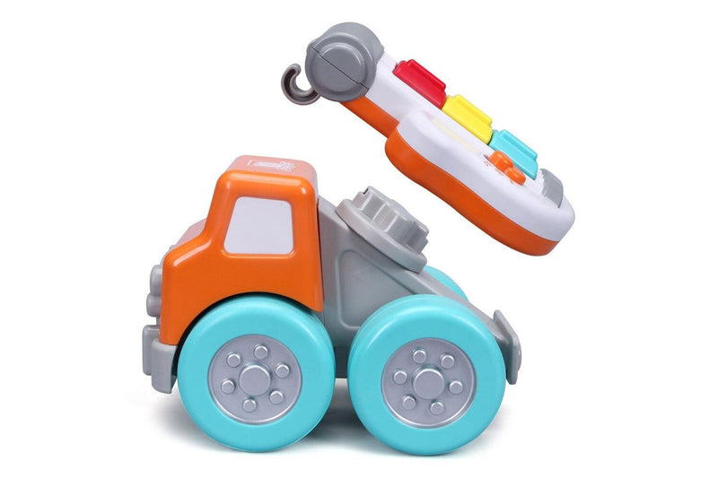 BB Junior 18cm Drive n' Rock Tow Truck w Guitar Baby Toddler Vehicle Toy 12-36m