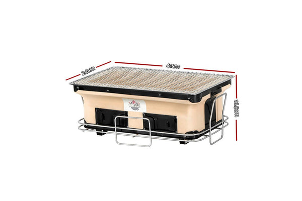 Grillz BBQ Grill Tabletop Charcoal Smoker