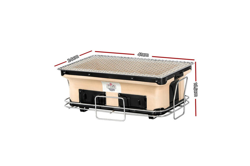 Grillz BBQ Grill Tabletop Charcoal Smoker