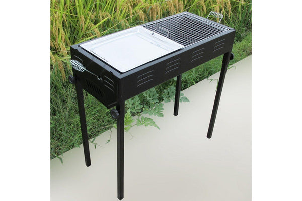 Large Size Portable Hibachi Outdoor BBQ Barbecue Grill Sets Charcoal Picnic Hiking Party Festival Camping