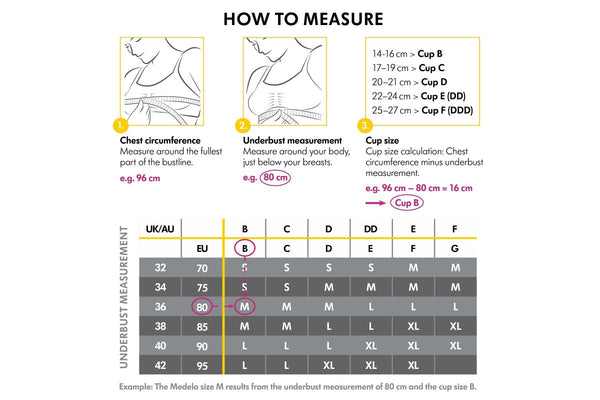Medela: Keep Cool Sleep Maternity/Nursing Bra - Black (Small)