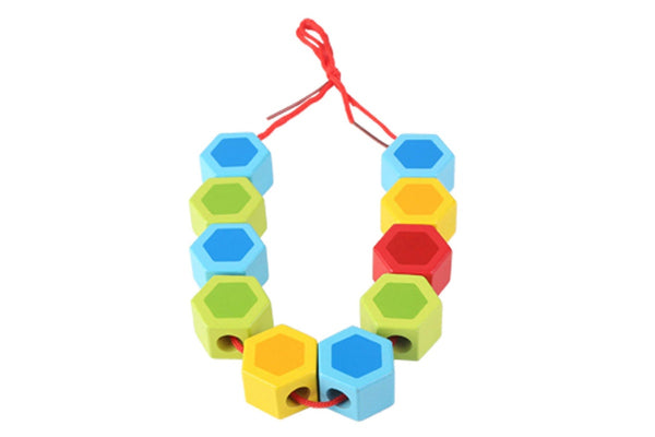 Hape: Counting Stacker - Wooden Block Set
