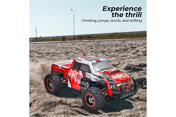 Centra RC Car 1:8 4WD Off-Road Racing Brushed Motor 2.4GHz Remote Control Red