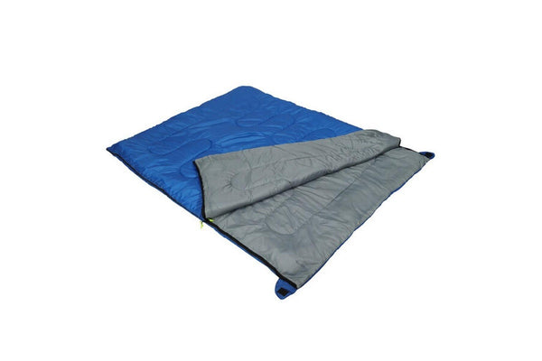 Regatta Huron Double 2 Person Rectangular Sleeping Bag (Oxford Blue/Dark Steel) (One Size)