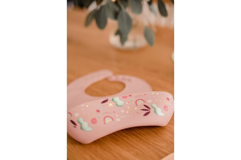 Sassi: Silicone Bib - Sparkly the Unicorn