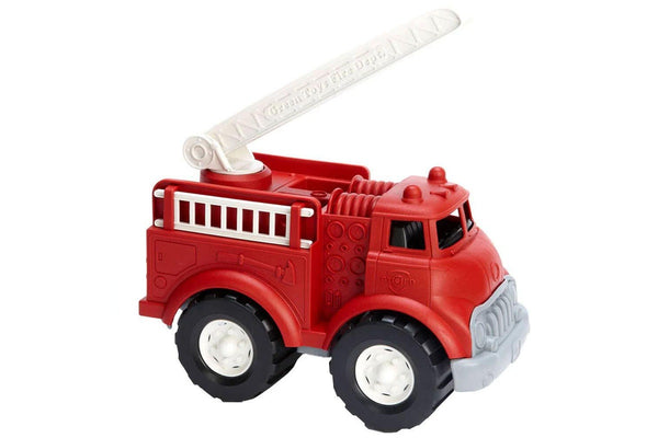 Green Toys Red Fire Truck Kids Childrens Toy Emergency Vehicle Playset 1+